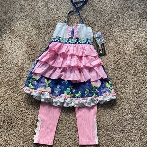 Mustard Pie Rigby Apron Top and Leggings